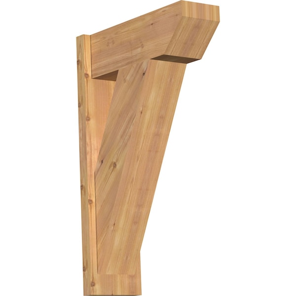 Ekena Millwork Traditional Slat Smooth Outlooker, Western Red Cedar, 7 1/2"W x 20"D x 32"H OUT08X20X32TRA06SWR - main